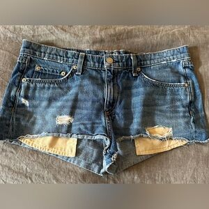 rag & bone Classic Blue Jean Shorts